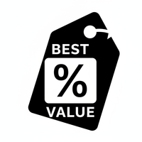 Icono de Precios Negro